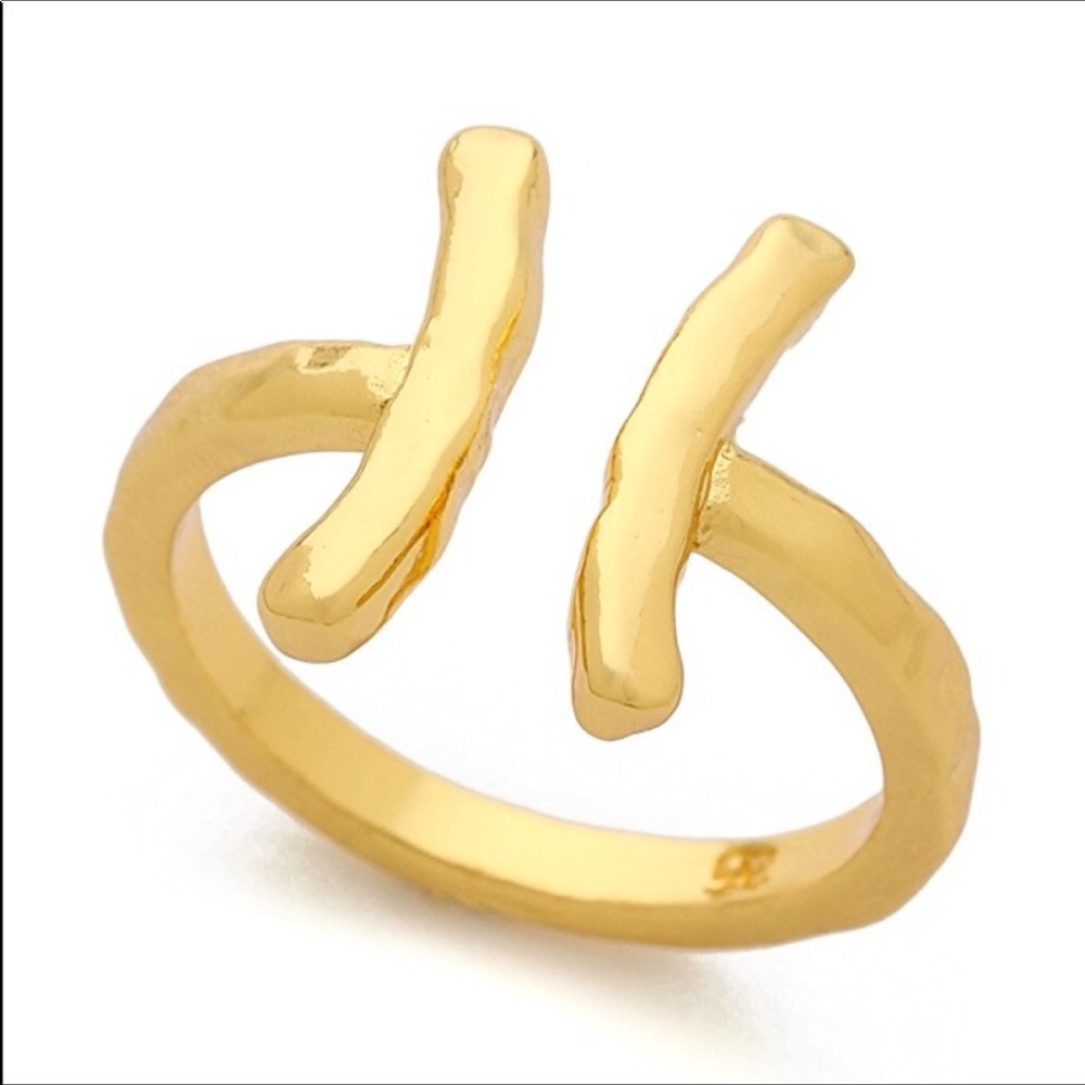GORJANA Gold Plating Paso Ring NEW Size 6 - Picture 4 of 4